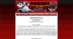 Desktop Screenshot of coronacincodemayo.net